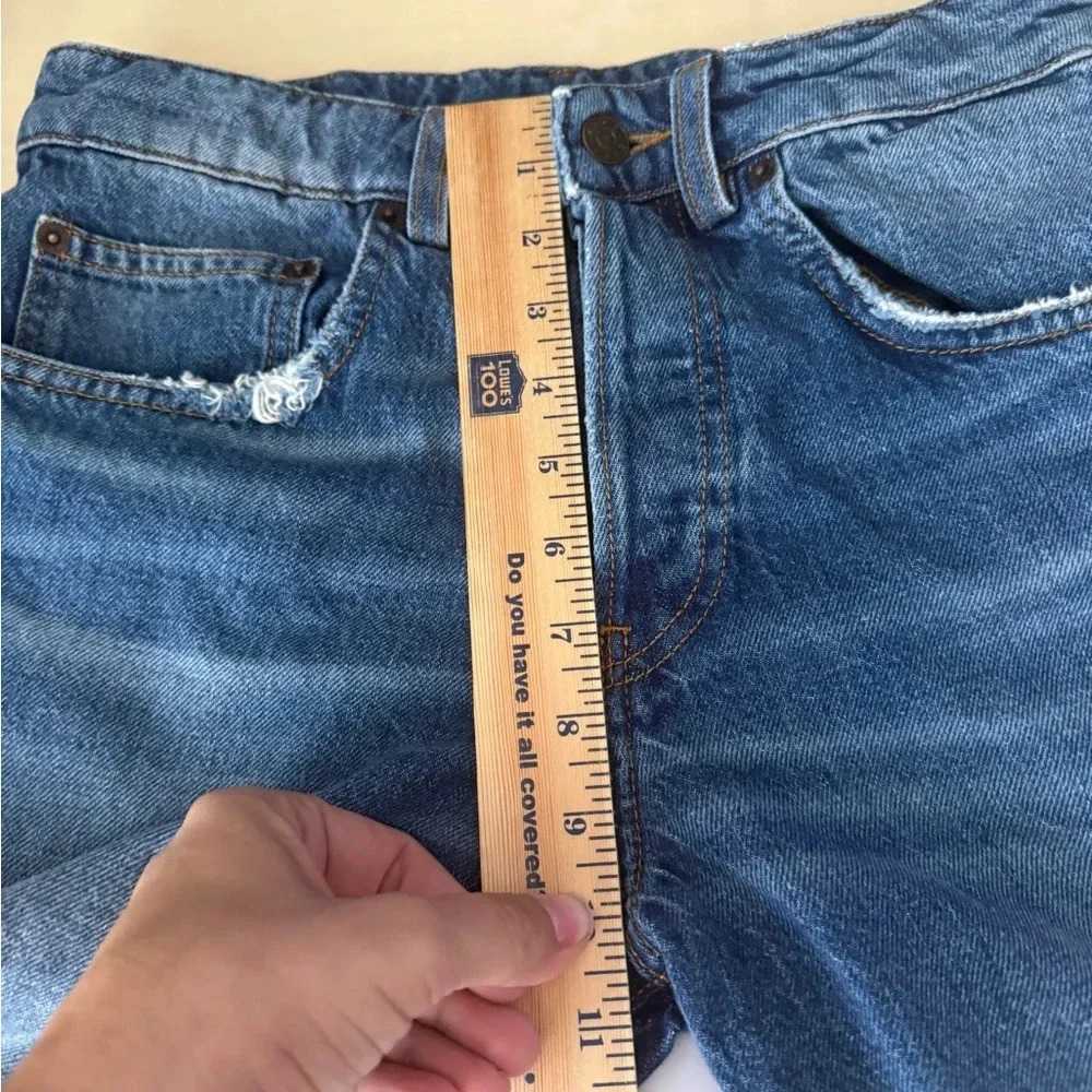 6397 100%Cotton "Men’s Style" Italian Jeans Medium Wash Straight Leg - Picture 9 of 12